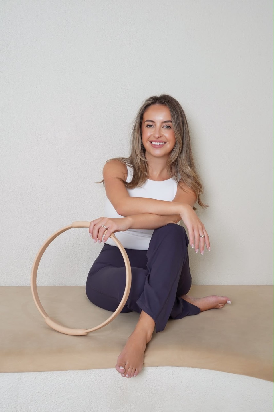 Lauren, founder and mat Pilates instructor at Beach Pilates Dubai